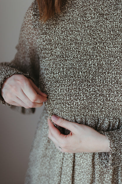 ‘Gracie’ Maternity/Nursing Midi Dress