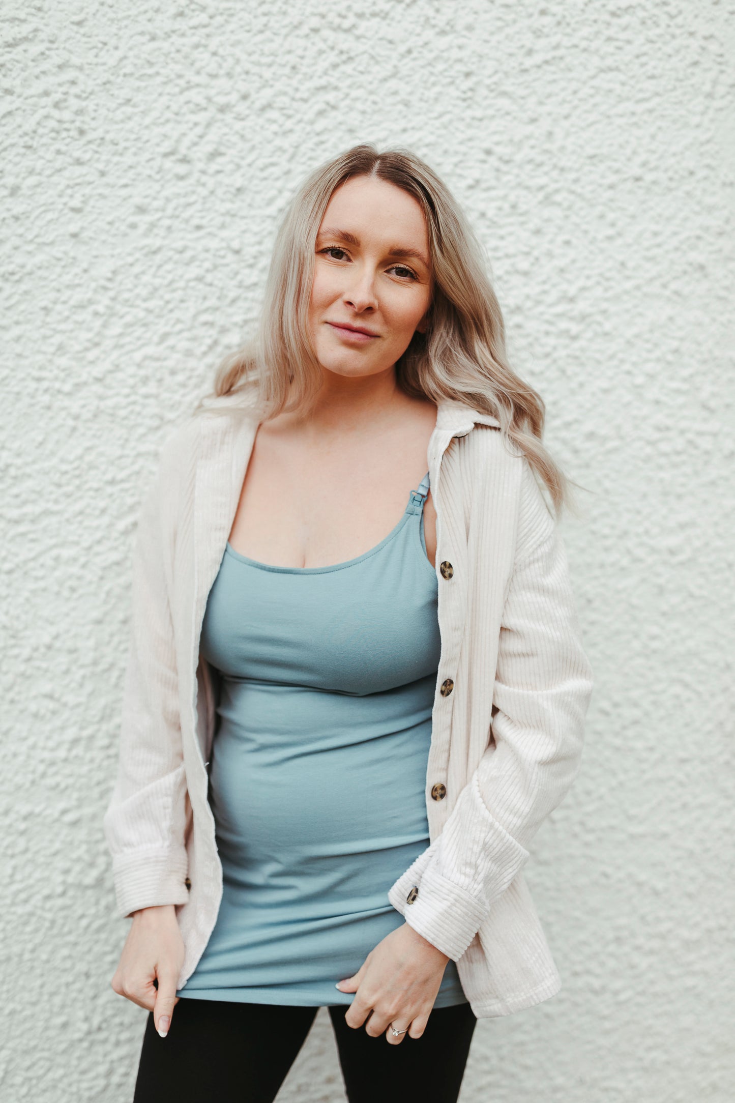 ‘Bethany’ Long Line Nursing Vest Top